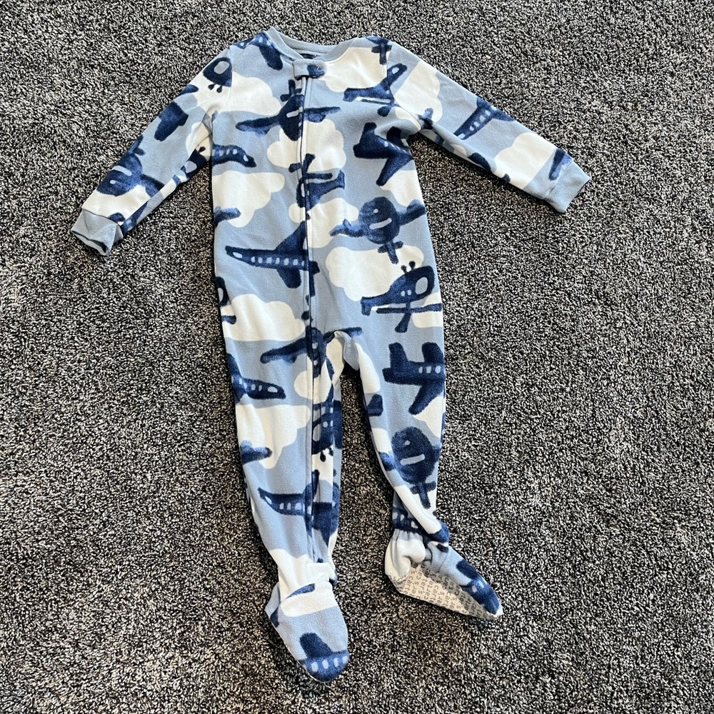 Fleece Sleeper : Planes & Clouds